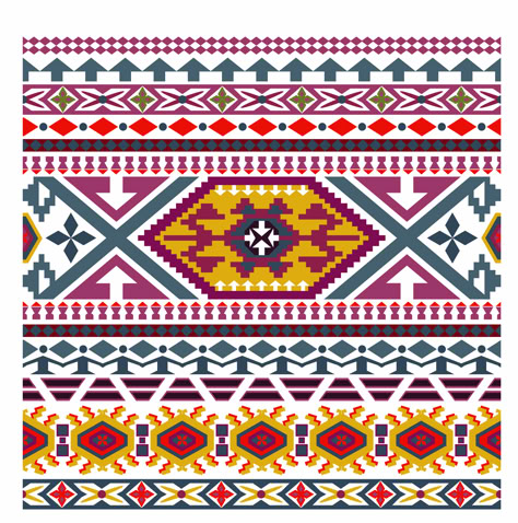 Boder Patten, Ethnic Print Pattern, Digital Border, Paisley Print Design, Ethnic Pattern Design, Textile Tapestry, Native American Patterns, Geometric Pattern Art, Print Design Art