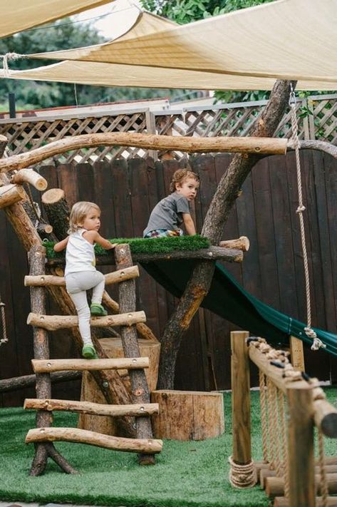 Outdoor Fun: 23 Affordable Transform Backyard Into Kids Playground. #outdoor #outdoorfun #fun #fungames #outdoorliving Playground Backyard, Outdoor Play Space, Outdoor Play Spaces, Play Garden, Outdoor Play Areas, Kids Backyard, Natural Play, Outside Play, Kids Outdoor Play