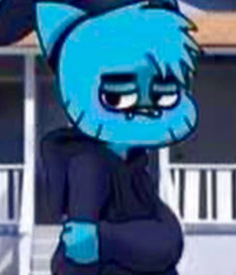 Emo Gumball, Amazing World Of Gumball, World Of Gumball, The Amazing World Of Gumball, Reaction Images, Reaction Memes, Memes Xd, Reaction Pics, Funny Laugh