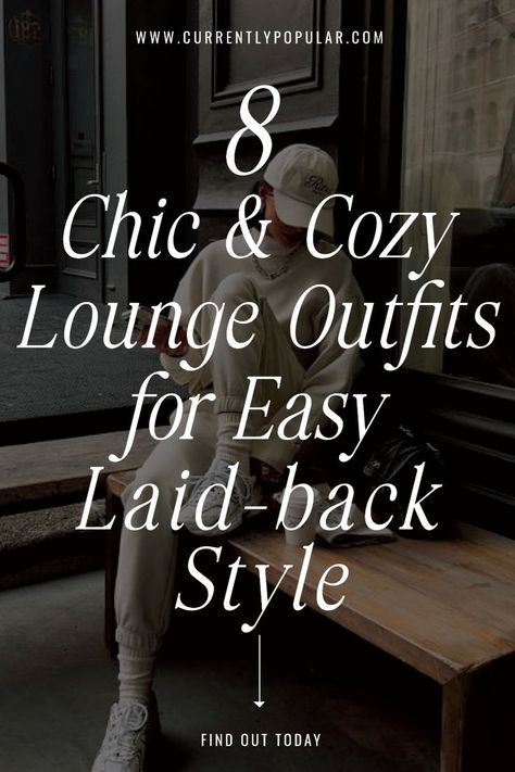 Discover 8 chic and cozy lounge outfits that make laid-back style easy. From soft matching sets for home to versatile pieces for errands, these outfits combine comfort with sophistication. Chic Errand Outfit, Sophisticated Loungewear, Chic Loungewear Outfits, Cozy Lounge Outfits, Casual Sunday Outfit, Matching Lounge Set, Chic Loungewear, Cute Lounge, Lounge Outfits