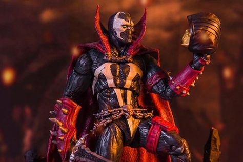 McFarlane Toys Crafts 'Mortal Kombat 11' Vers. Spawn Action Figure Spawn Toys, Spawn Comics, Magazine Scans, Todd Mcfarlane, Johnny Cage, Comic Book Superheroes, Mcfarlane Toys, Comic Book Artists, New Trailers