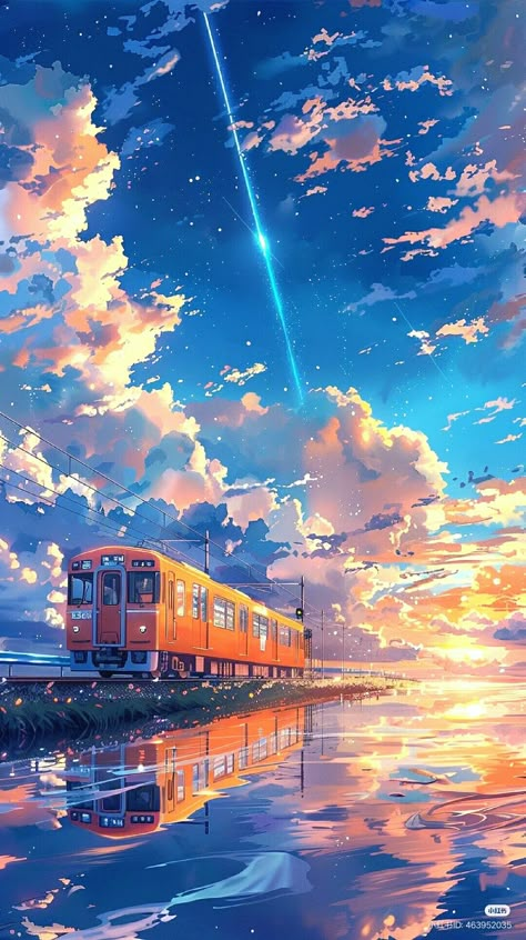 Wallpaper Anime Sky Aesthetic Wallpaper, The Best Wallpapers, Dreamy Artwork, Best Wallpapers, Pretty Backgrounds, Anime Backgrounds Wallpapers, Fantasy Places, Anime Artwork Wallpaper, Fantasy Art Landscapes