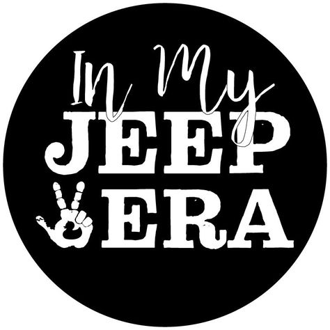 If you're in your Jeep era, this spare tire cover design has your name on it! This spare tire cover can be customized in different colors or as is. Made to order. Have some fun on the road while you're in your Jeep Era! This spare tire cover design is a high-quality custom-fit cover for any vehicle, make, model, and size - Our spare tire covers can fit any tire for any model Jeep, RV, Travel Trailer, Camper, Bronco and more! ✔️ High quality marine-grade vinyl✔️ UV inks printed onto vinyl (not a sticker)✔️ Made to order for every tire size✔️ Built to last✔️ Seam to seam printing✔️ Made in the USA✔️ Customization available upon request✔️ Satisfaction Guaranteed Contact us for custom spare tire cover requests. We love to make unique spare tire covers that are unique and different for your rid Jeep Sticker Ideas, Jeep Things, Black Jeep Names Ideas, Jeep Ideas, Its A Jeep Thing, Jeep Hair Dont Care Svg Free, Jeep Life Svg, Orange Jeep Wrangler, Jeep Life Quotes