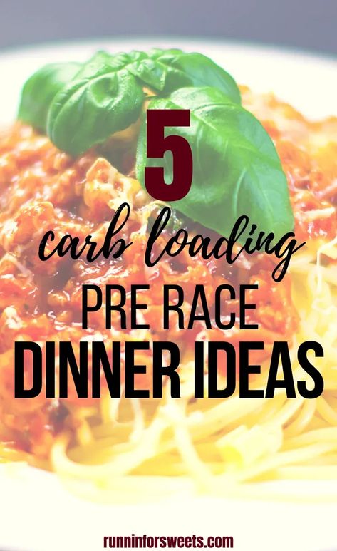 Deciding on a pre race dinner can be tricky. Here are 8 tips to help you decide what to eat the night before a race, plus 5 dinner ideas! Pre Marathon Meals, Meals Before Running, Dinner Ideas For Runners, Pre Race Pasta Dinner, Carb Dinners For Runners, Race Week Meal Plan, Pre Race Dinner Meals, Pre Run Meal, Dinners For Runners