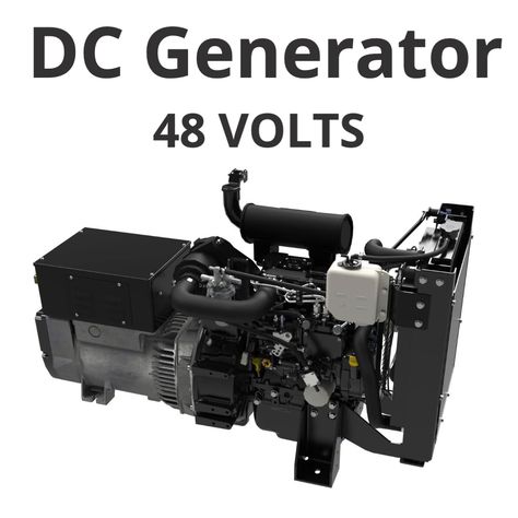 48 Volt DC Generator Charge Batteries - Solar Backup Diesel Generator #Power #DC #48Volts #Inverter #Solar #Backup #Generator #Polar #OffGrid #Yanmar #Perkins #DynaGen #Genset #Home #Genset Small Diesel Generator, Dc Generator, Backup Generator, Diesel Generator, Generators, Cute Casual Outfits, Batteries, Graphic Card, Solar