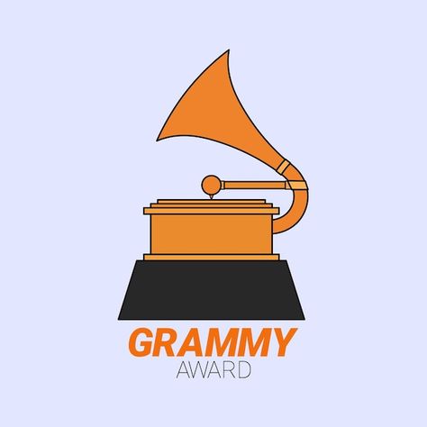 Vector grammy award vector illustration ... | Premium Vector #Freepik #vector Grammys Aesthetic Award, Rm Grammy, Taehyung Grammy, Freepik Illustration, Taehyung 2022, Oscar Award, 2000s Movies, Aesthetic Icon, Grammy Awards