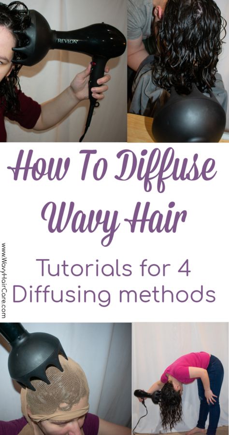 Drying Hair With Diffuser, How To Use Blow Dryer Diffuser, Diffuse Hair How To, Diffuser Hair Curls How To Use, Drying Curly Hair With Diffuser, Hair Diffuser Tips How To Use, Diffuser Curls Tutorial, Using A Diffuser On Wavy Hair, Drying Curly Hair Without Diffuser