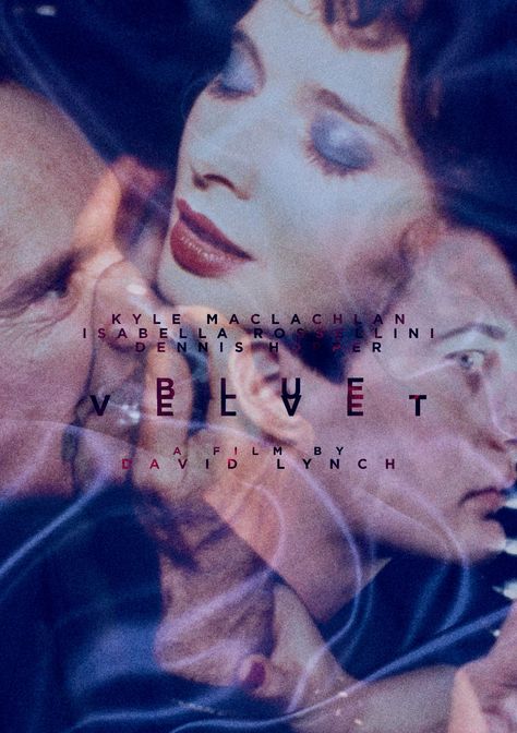 Blue Velvet Movie Poster, Blue Velvet Film Aesthetic, Blue Velvet Movie Aesthetic, Blue Velvet Movie, Blue Velvet 1986, Alternative School, Velvet Aesthetic, Movies For Free, Word Poster