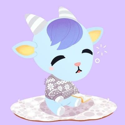 Animal Crossing Images, Sherb Acnh, Acnh Art, Acnh Villagers, Ac Ideas, Cozy Games, Pusheen Cute, Animal Crossing Fan Art, Animal Crossing Characters