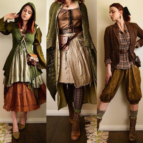 Fae Aesthetic Clothes, Druid Outfit, Witch Aesthetic Outfit, Goblincore Outfits, Fair Costume, Dystopia Rising, Swamp Witch, Medieval Outfit, Ren Faire Outfits