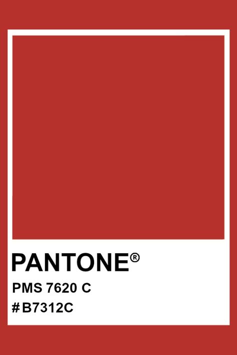 PANTONE 7620 C #pantone #color #PMS #hex Autumn Pantone, Palette Autumn, Pantone Red, Pantone Matching System, Pantone Color Chart, Japan 2023, Christmas Color Palette, Pantone Colour Palettes, Kpop Journal