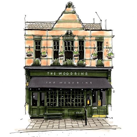 Pub Drawing, For Drawing, Art Homework, Known And Loved, Pastel Poster, London Pubs, Artwork Ideas, Irish Pub, Artwork For Home