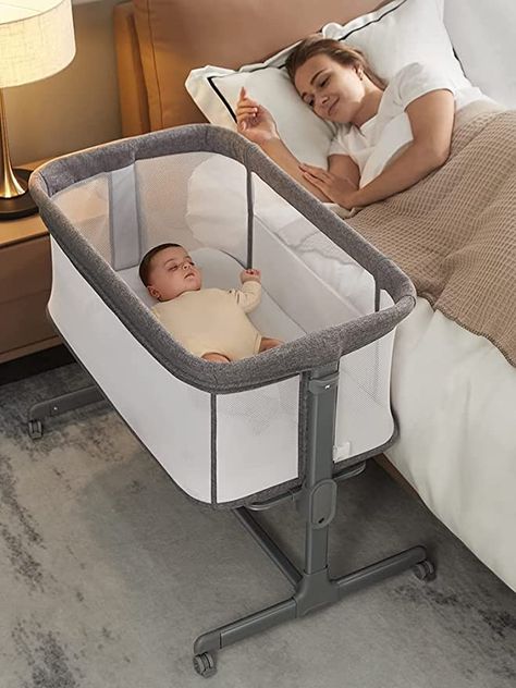 (paid link) BUBAVAN Bassinet, Bedside Bassinet for Baby, Portable Bedside Sleeper, Co Sleeper Bassinet with Wheels, Baby Bed Sleeper, Breathable Mesh Design, Quick Fold with Mosquito Net & Storage Bag Baby Bassinet Bedside, Safe Co Sleeping, Foldable Crib, Rocking Bassinet, Bedside Bassinet, Bedside Sleeper, Diaper Changing Table, Portable Bassinet, Bedside Crib