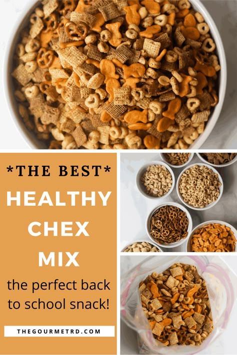 Healthy Chex Mix, Cheerios Snack Mix, Homemade Trail Mix Recipes, Cheerios Snacks, Healthy Trail Mix Recipes, Healthy Snack Mix, Chex Snack Mix, Nut Free Snacks, Back To School Recipes