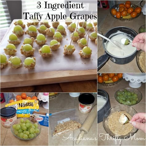 Taffy Grapes, Taffy Apple, Jolly Ranchers, Grape Recipes, Fruit Salads, Food Crush, Fun Foods, Picnic Food, Interesting Food