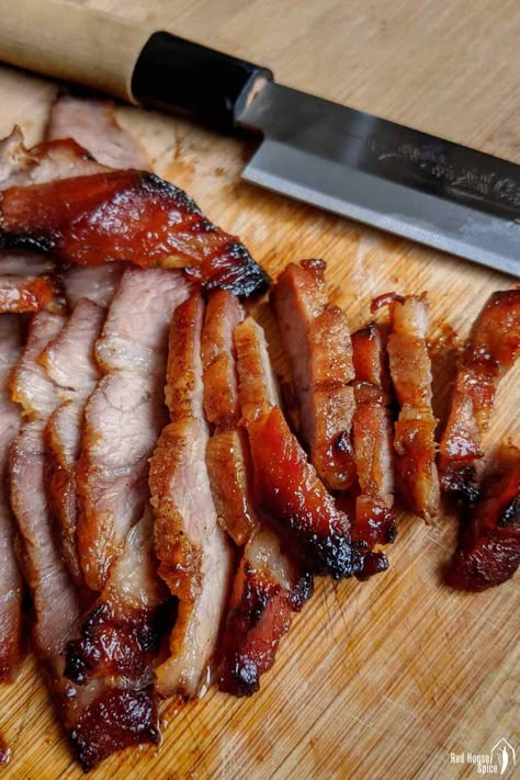 Bbq Pork Recipes, Char Siu Pork, Chinese Bbq Pork, Chinese Pork, Cantonese Cuisine, Pork Belly Recipes, Char Siu, Marinated Pork, Bbq Pork