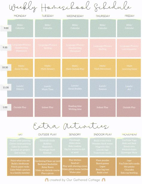 Homeschool Schedule 8th Grade, Homeschool Schedule Weekly, Homeschool Whiteboard Schedule, Sample Homeschool Daily Schedule 2nd Grade, Home School Extra Curricular, Tutoring Schedule Template, Grade 1 Homeschool Schedule, Fun Homeschool Lessons, Simple Homeschool Organization