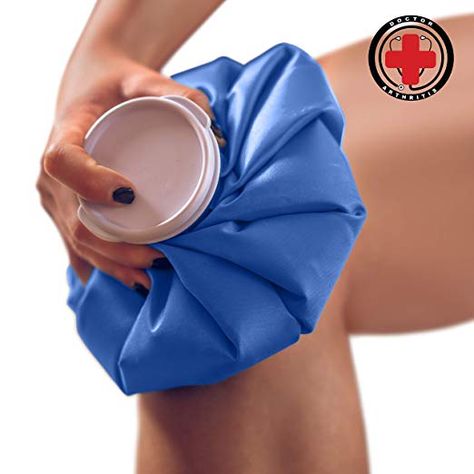 Doctor Developed Hot and Cold Pack/Ice Bag/Ice Pack/Compress [Single] - Re-useable and Waterproof with Spill-Proof caps and Durable, Anti-Leak Materials (Small - 6") Hot And Cold Therapy, Cold Relief, Warm Compress, Hot Compress, Ice Bag, Heat Therapy, Cold Pack, Sports Injury, Ice Pack