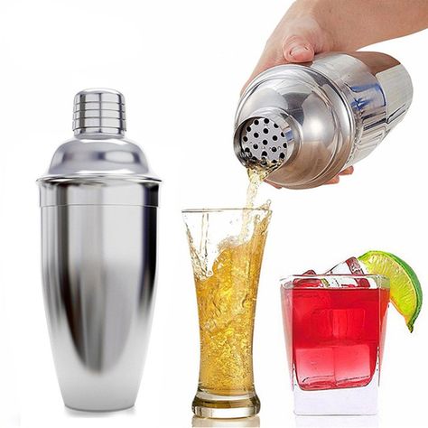 Visit Newchic to receive your new user US$60 gift! Get free shipping and a 14 days return or refund guarantee. @Newchic, your first choice for online shopping Wine Martini, Bartender Set, Boston Shaker, Bartender Drinks, Cocktail Maker, Drink Party, Martini Shaker, Drink Bar, Party Bar