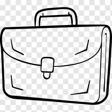 professional briefcase coloring page black and white outline vector briefcase drawing black and wh Briefcase Drawing, Black And White Outline, Drawing Black And White, Drawing Vector, Drawing Black, Photoshop Art, Coloring Page, Graphic Resources, Transparent Background