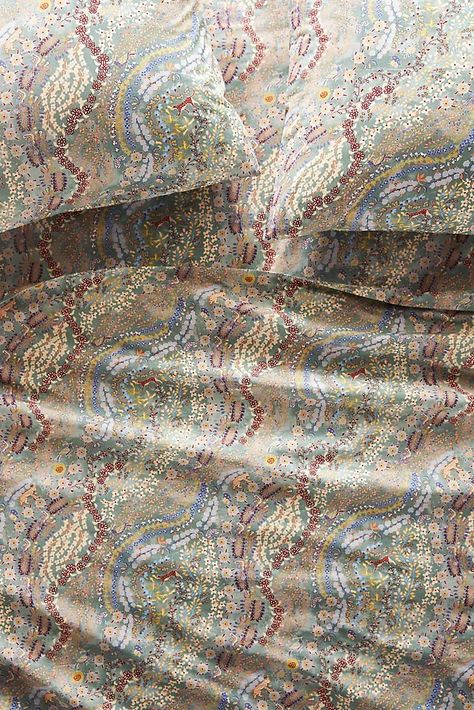 Bedding - Bohemian & Unique Bedding | AnthroLiving Anthropologie Bedding, Washed Linen Duvet Cover, Jersey Quilt, Best Bed Sheets, Perfect Bedding, Percale Sheets, Unique Beds, King Sheet Sets, Printed Sheets