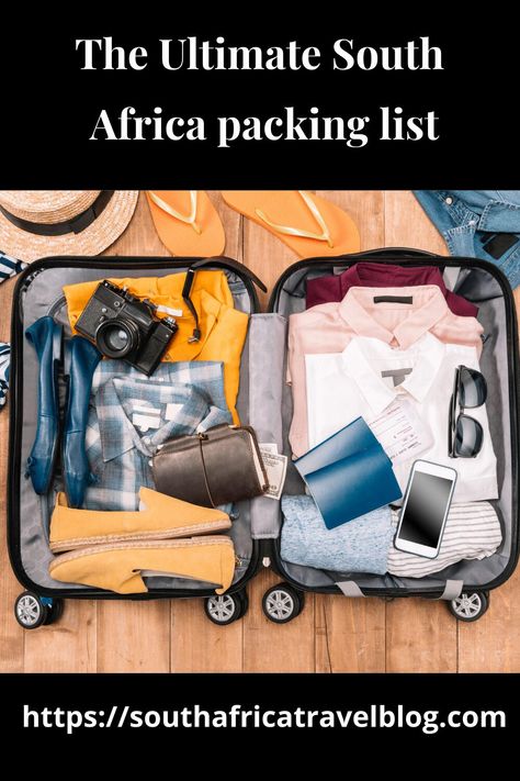 South Africa Packing List Winter, Packing For South Africa, South Africa Packing List, Africa Packing List, What To Pack For Vacation, South Africa Vacation, Africa Vacation, Winter Packing List, South Africa Safari