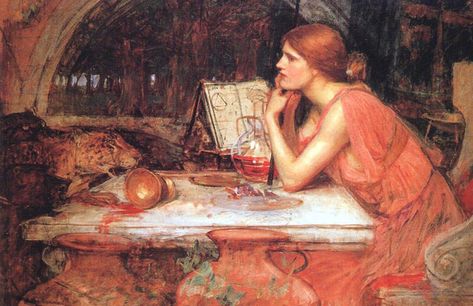 John Waterhouse, The Sorceress, Romare Bearden, Anthony Van Dyck, Dante Gabriel Rossetti, John Everett Millais, John William Waterhouse, Peter Paul Rubens, Wicca Witchcraft