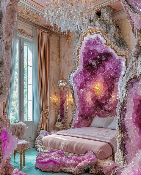 _prspctivs Goddess Bedroom Aesthetic, Goddess Bedroom, Elegant Architecture, Horse Room, Fantasy Rooms, Crystal Goddess, Mansions Luxury, Wildest Dreams, Oddly Satisfying