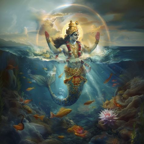 Itehas (@itehas_com) • Photos et vidéos Instagram Vishnu Dashavatar, Krishna Stories, 10 Avatars, First Avatar, Ganpati Decor, Sea Princess, Indian Illustration, Lord Krishna Hd Wallpaper, Lord Vishnu Wallpapers