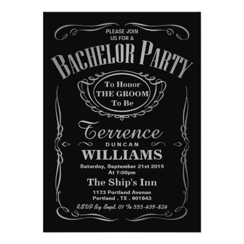 Trendy Metallic Silver Typography Bachelor Party Card. Price $2.01 per card Silver Typography, Chalkboard Typography, Bachelor Party Invitations, Gold Typography, Bachelor Party Gifts, White Typography, Black Invitation, Bachelorette Party Invitations, Modern Invitation