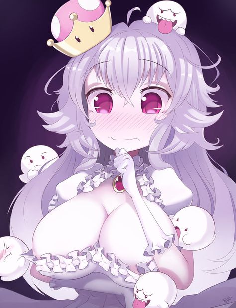 Princess Boo by PrivateCaller King Boo Mario, Queen Boo, Princess Boo, Super Crown, King Boo, Super Mario Art, Mario Art, Gothic Lolita, Super Mario Bros