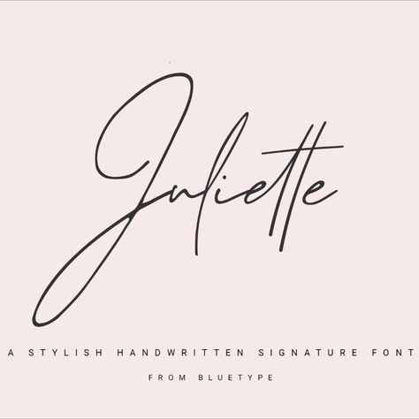 Juliette - Stylish Handwritten Signature Font Juliette Tattoo Name, Juliette Tattoo, Fonts Name, Fonts For Tattoos, Tattoos Fonts, Handwriting Tattoos, Kid Name Tattoo, Free Calligraphy Fonts, Tattoos With Kids Names