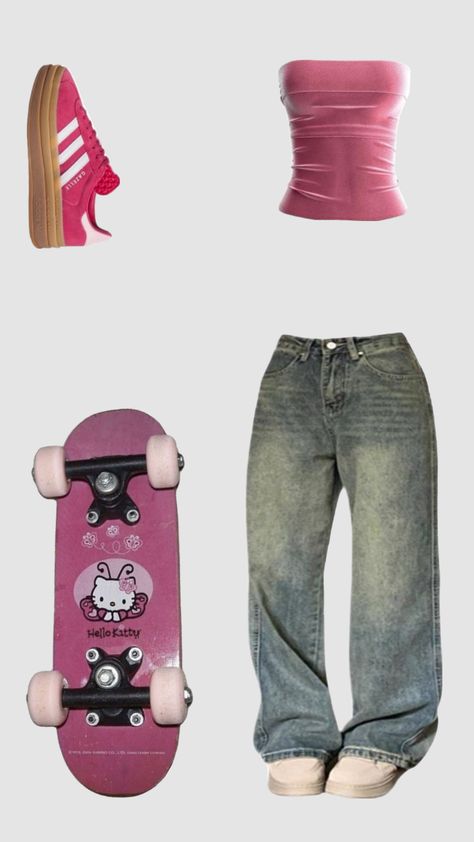 Skate girls Skate Style Girl Outfits, Skate Girl Outfit, Skate Fits, Skate Girl, Skate Style, Surf Skate, Fit Ideas, Dream Wardrobe, Pretty Outfits