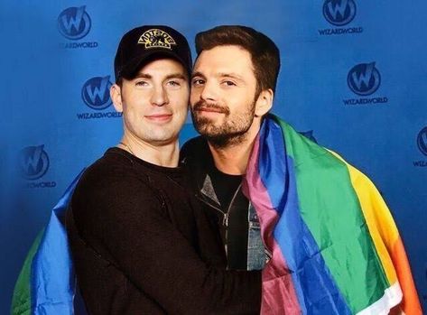 ✨Fabulous!✨ on Twitter: "The topic of the day:- Four greatest bromances Chris Evans has given us in this decade. 🤜💙🤛😂… " Steve Bucky, Avengers Black Widow, Christopher Robert Evans, Marvel Ships, Captain America And Bucky, Avengers Cast, Bucky And Steve, Gay Flag, Marvel Photo