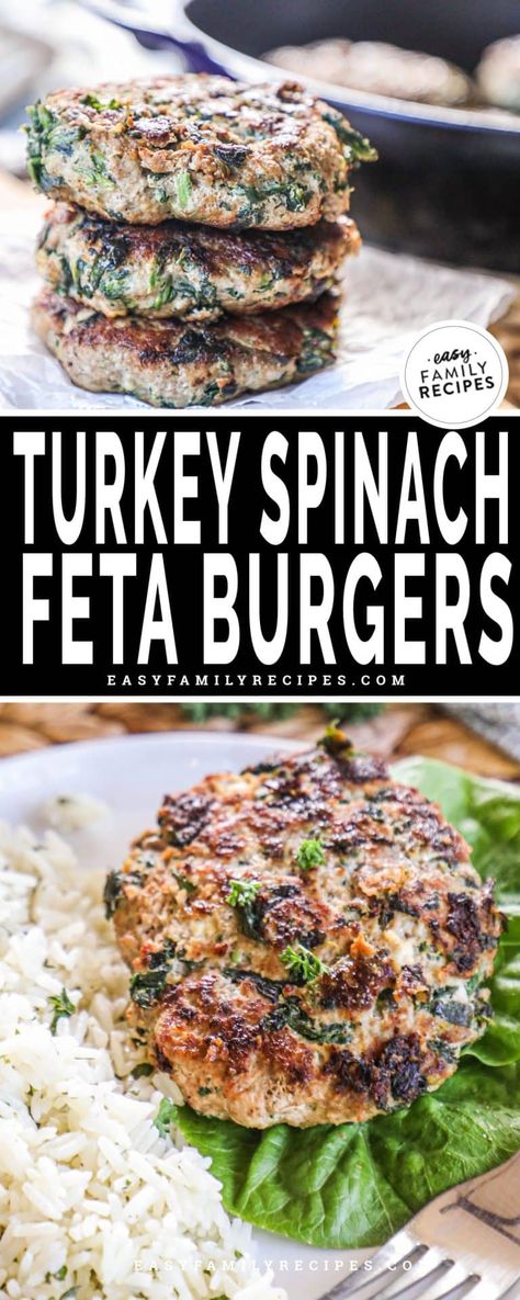 Ground Turkey Recipes Freezer Meals, Lean Burger Recipes, Turkey Burgers With Feta, Healthy Turkey Burgers, Turkey Feta Burgers, Turkey Burger Recipes Healthy, Feta Burgers, Ground Turkey Burgers, Turkey Burger Recipe