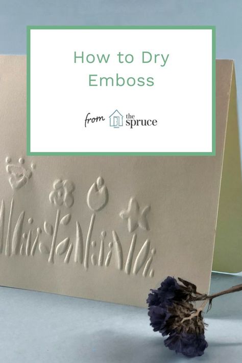 Paper Embossing Tools, Hand Embossing Techniques, How To Emboss Paper Without A Machine, Dry Embossing Techniques, Embossing Techniques Tutorials, Cricut Embossing, Embossed Paper Art, Diy Embossing, Embossing Tools