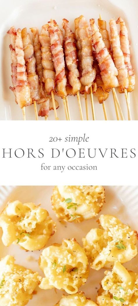 Bacon Skewers, Hors Doeuvres, Fancy Appetizers, Fall Appetizers, Julie Blanner, Savory Pies, Quick And Easy Appetizers, Best Appetizer Recipes, Finger Foods Easy