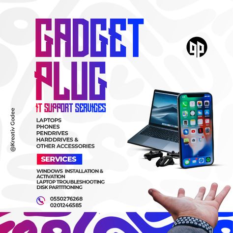 This is for a brand that sells laptops and other accessories Laptop Service Poster, Phone Accessories Flyer Design, Gadget Design, Tech Sales, Mobile Shop Design, Church Backgrounds, Laptop Design, Social Media Branding Design, Photoshop Backgrounds Free