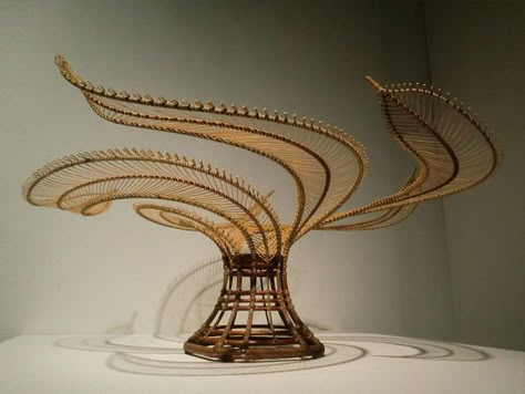 Biomimicry Architecture, Conceptual Model Architecture, Concept Models Architecture, Pavilion Architecture, Interior Architecture Drawing, Bamboo Architecture, Pavilion Design, Bamboo Art, Architecture Design Sketch