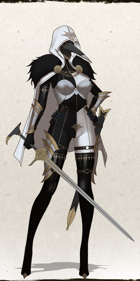 ArtStation - Plague Doctor, Sade Jheng Modele Fitness, Plague Doctor Mask, Villain Character, Female Knight, Plague Doctor, Fantasy Warrior, Fantasy Inspiration, Female Character Design, Dnd Characters