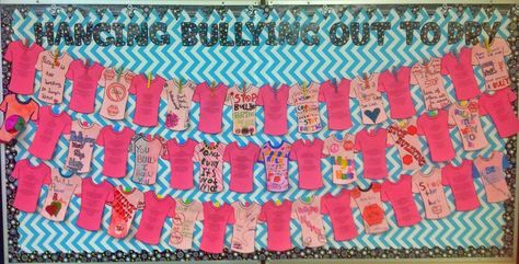 Runde's Room: Think Pink: An Anti-Bullying Resource Pink Shirt Day, Kindness Projects, Pink Day, Counseling Resources, School Bulletin Boards, Think Pink, Character Education, Craft Projects For Kids, Spring Art