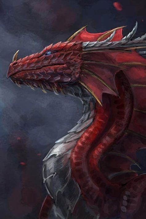 Red Dragon, Deviantart, Red, White, Instagram, Black, Art