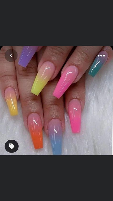 Nails Pictures, Do It Yourself Nails, Nail Pics, Swirl Nails, Shape Nails, Romantic Nails, Ombre Acrylic Nails, Colorful Nails, Nice Nails