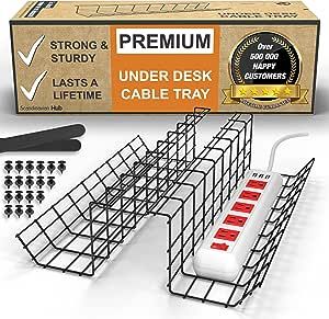 Management Desk, Range Cable, Under Desk Cable Management, Under Desk Cable, Desk Cable Management, Outlet Strip, Cable Trays, Hiding Ugly, Wire Organizer