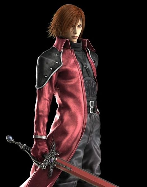 Genesis Final Fantasy Vii, Genesis Rhapsodos, Ever Crisis, Crisis Core, Advent Children, Genesis 3, Fantasy Male, Fictional Men, Drama Queen