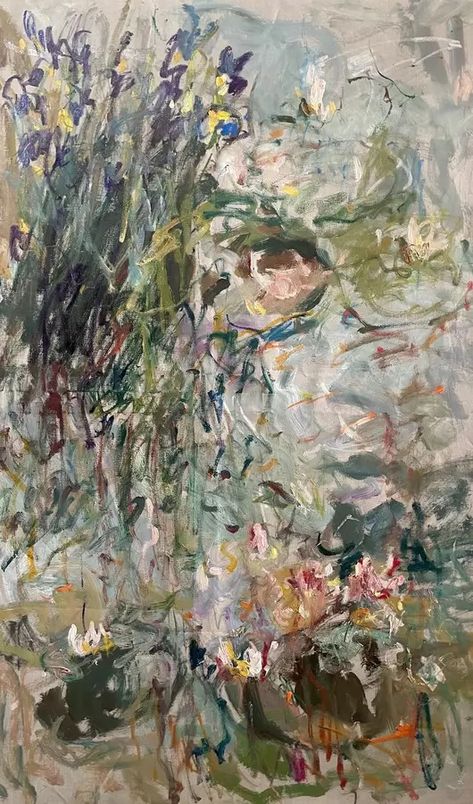 Water Lilies Pond, Pond Oil Painting, Abstract Techniques, Pond Painting, Rise Art, Expressionism Abstract, Expressionist Painting, Nature Painting, Impressionism Art