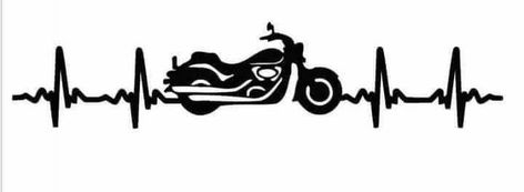 Motorcycle Motorcycle Tattoo Memorial, Tattoo Memorial, Detailed Tattoos, Motorcycle Tattoo, Heartbeat Tattoo, Motorcycle Tattoos, Popular Characters, Biker Art, Cricut Projects Vinyl