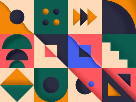 Shapes Loop by Stefan Ćirković on Dribbble 2d Abstract Art, Motion Graphics Shapes, Geometric Motion Graphics, Graphic Shapes Pattern, Shapes Graphic Design, Shapes Animation, Geometric Animation, Abstract Shapes Design, Pattern Animation