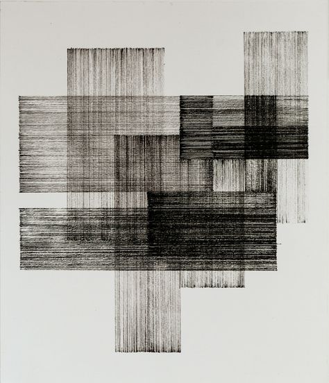 TÁSSIA BIANCHINI, Crossroads - 2015 / Ink on paper - 25,5 x 29,5 cm Soyut Sanat Tabloları, Black And White Painting, Arte Inspo, Ink On Paper, Mark Making, Art Abstrait, Art Plastique, Geometric Art, White Art