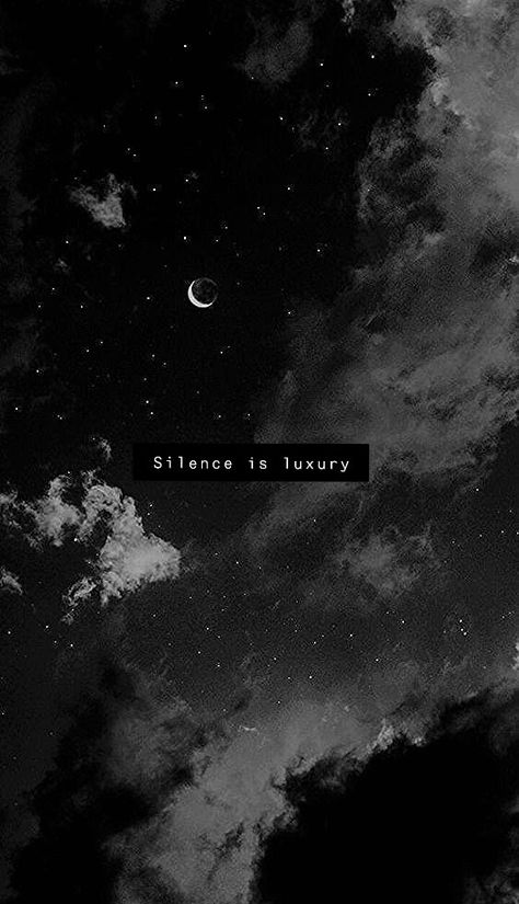 #Silence quote #Aesthetic wallpaper #Dark wallpaper #Night sky wallpaper #Night sky aesthetic Aesthetic Lockscreens Dark, Pic Edit Background, Sky Wallpaper Night, Quote Aesthetic Wallpaper, Makeup With Eyeshadow, Wallpaper Night Sky, Night Sky Quotes, Night Sky Aesthetic, Aesthetic Wallpaper Dark